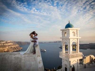 Santorini is an ideal wedding destination