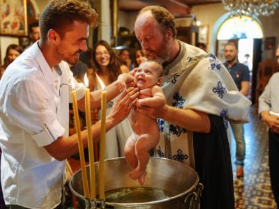 φωτογράφηση βάπτισης Χαλκιδική Αμμουλιανή