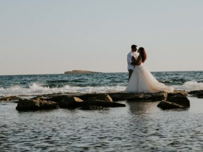 wedding portrait in Athenian riviera